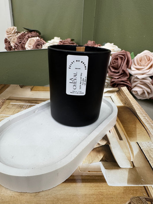 La Cheval Wooden-wick Soy Candle- Inspired by Hérmes International Hotel Paris