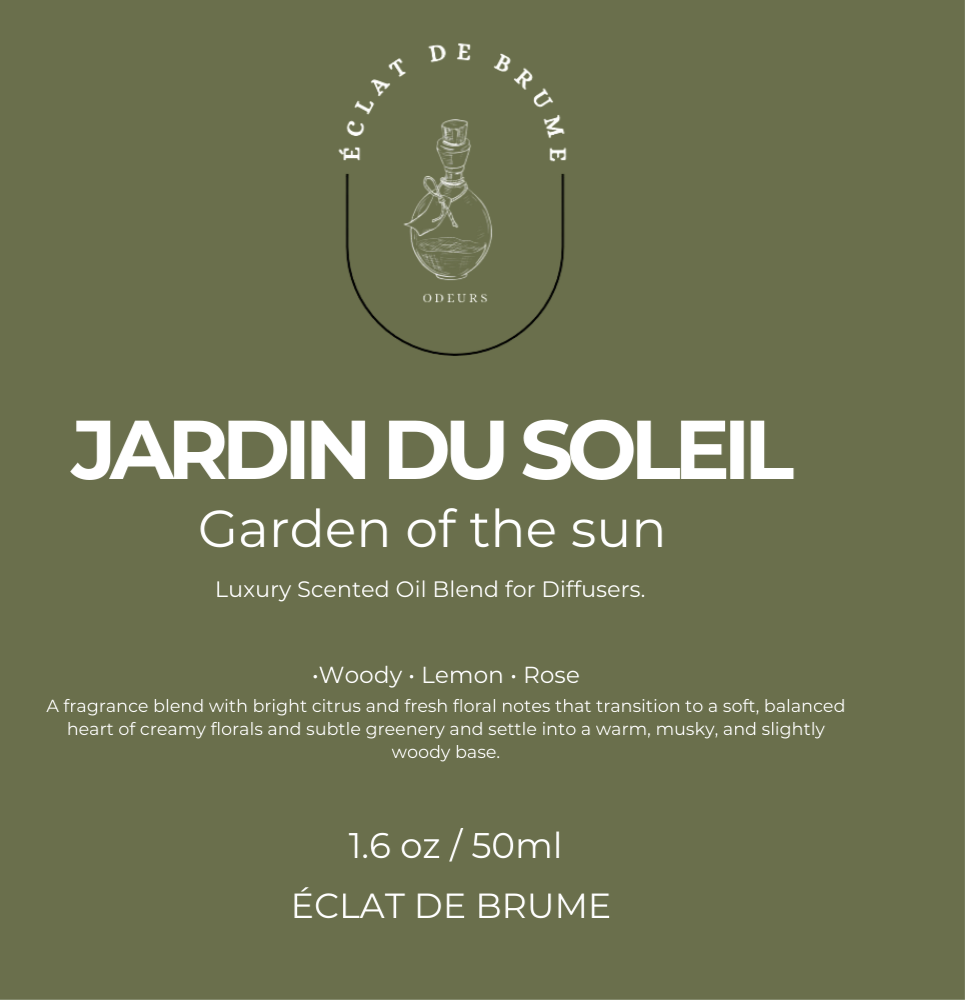 Jadin du Soleil/Garden of the sun: Woody, Lemongrass, Magnolia - Inspired by W Hotel