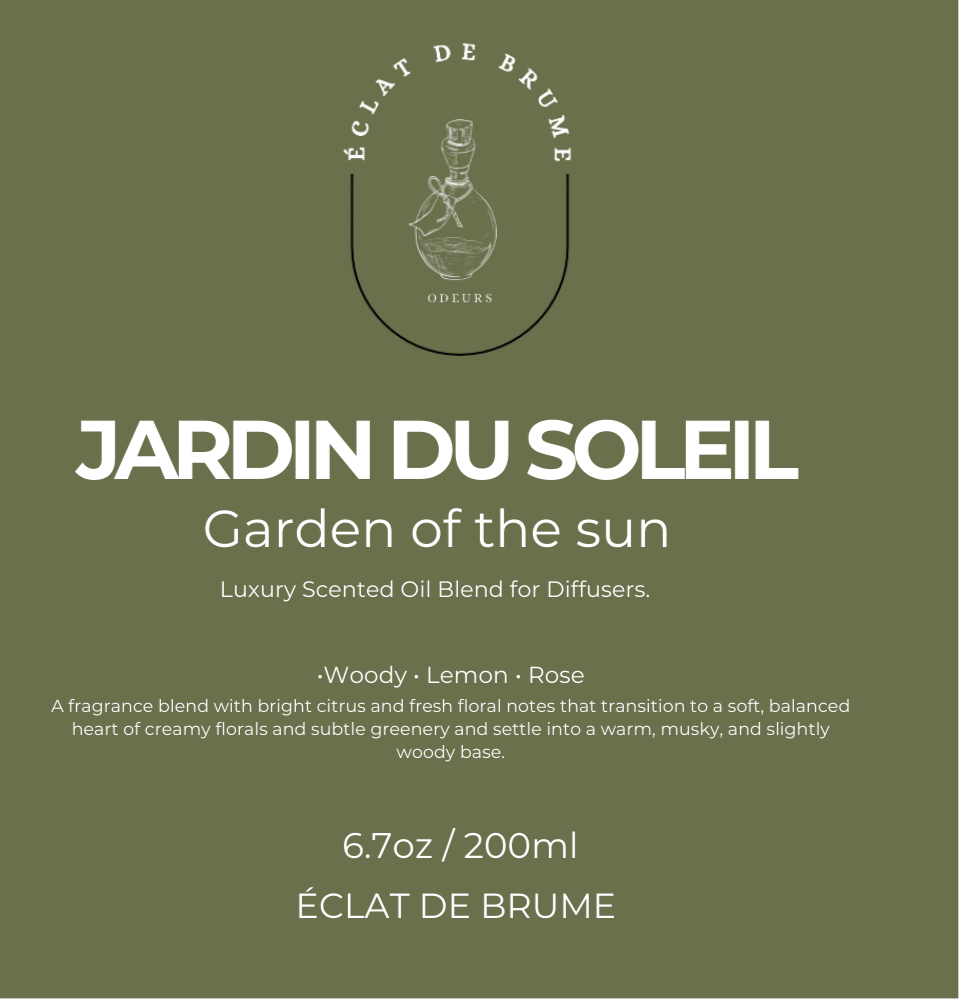 Jadin du Soleil/Garden of the sun: Woody, Lemongrass, Magnolia - Inspired by W Hotel