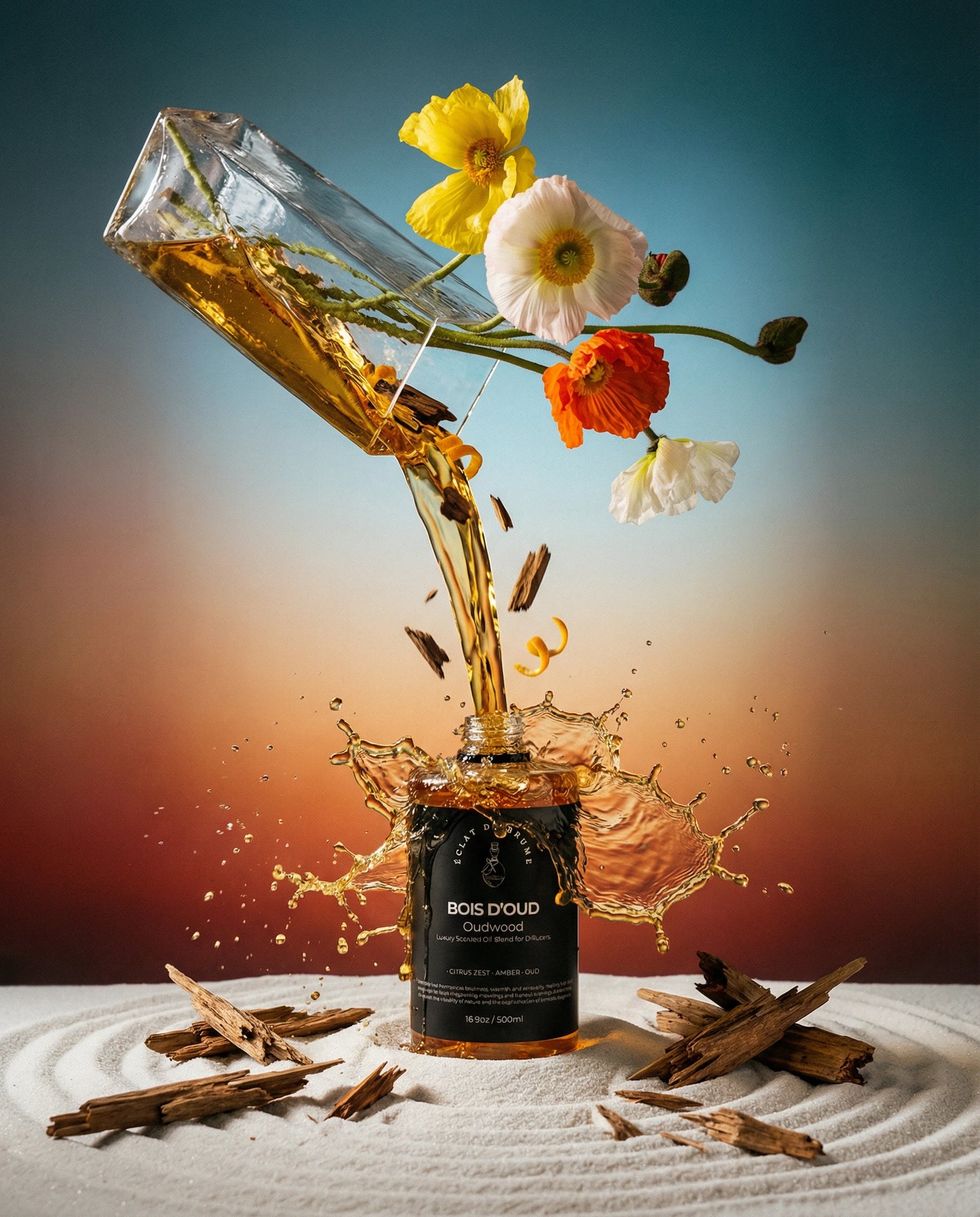 Bois d’Oud/Oudwood/Agarwood: Citrus Zest, Amber, Musk