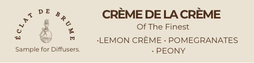 Crème de la Crème: Lemon Crème, Pomegranate, Peony- Inspired by Aria Hotel