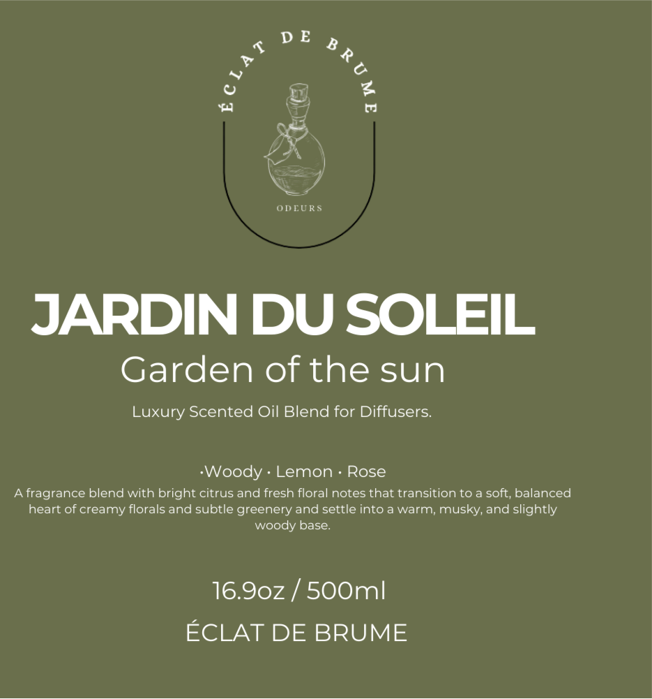 Jadin du Soleil/Garden of the sun: Woody, Lemongrass, Magnolia - Inspired by W Hotel